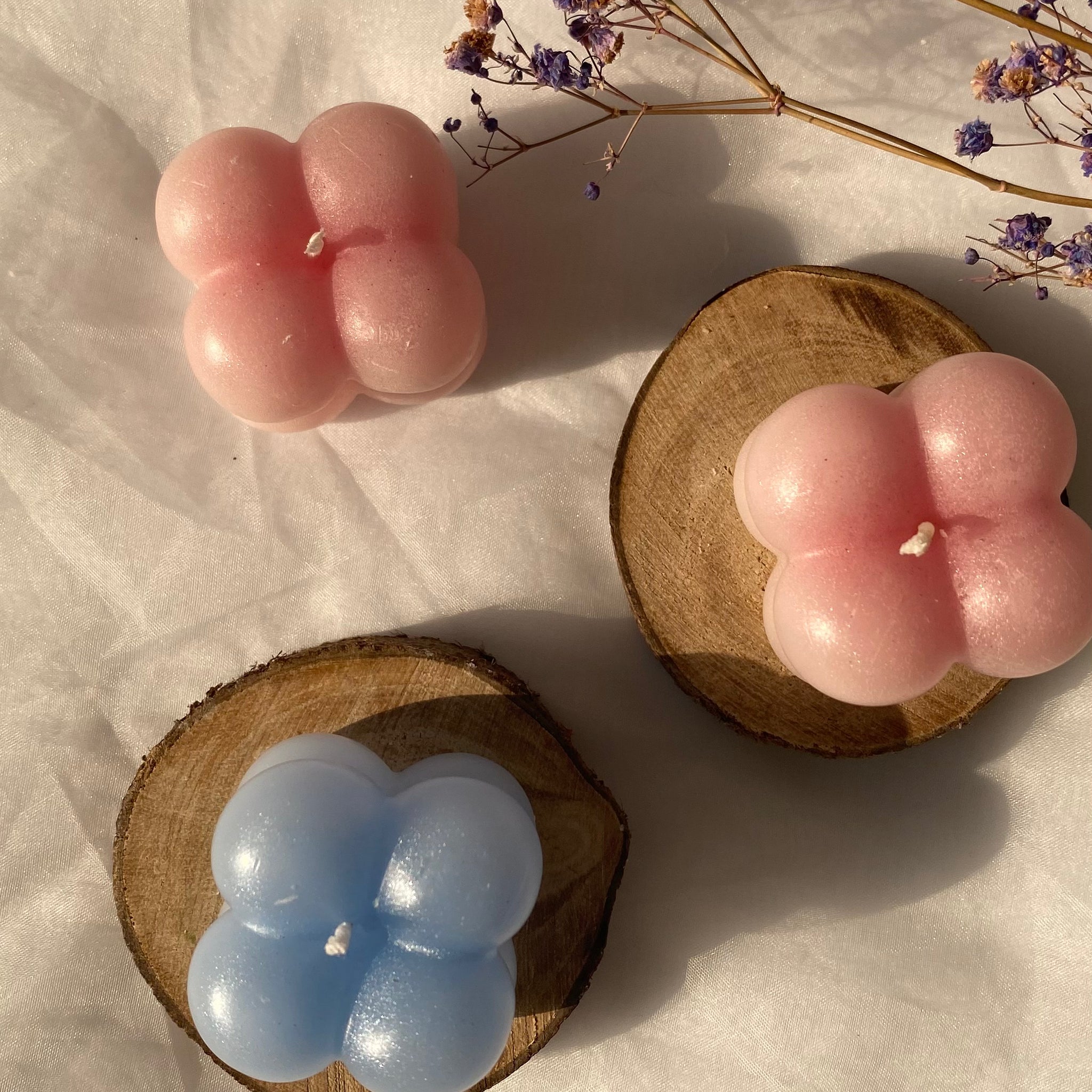 Mini Bubble Candle Pack of 3